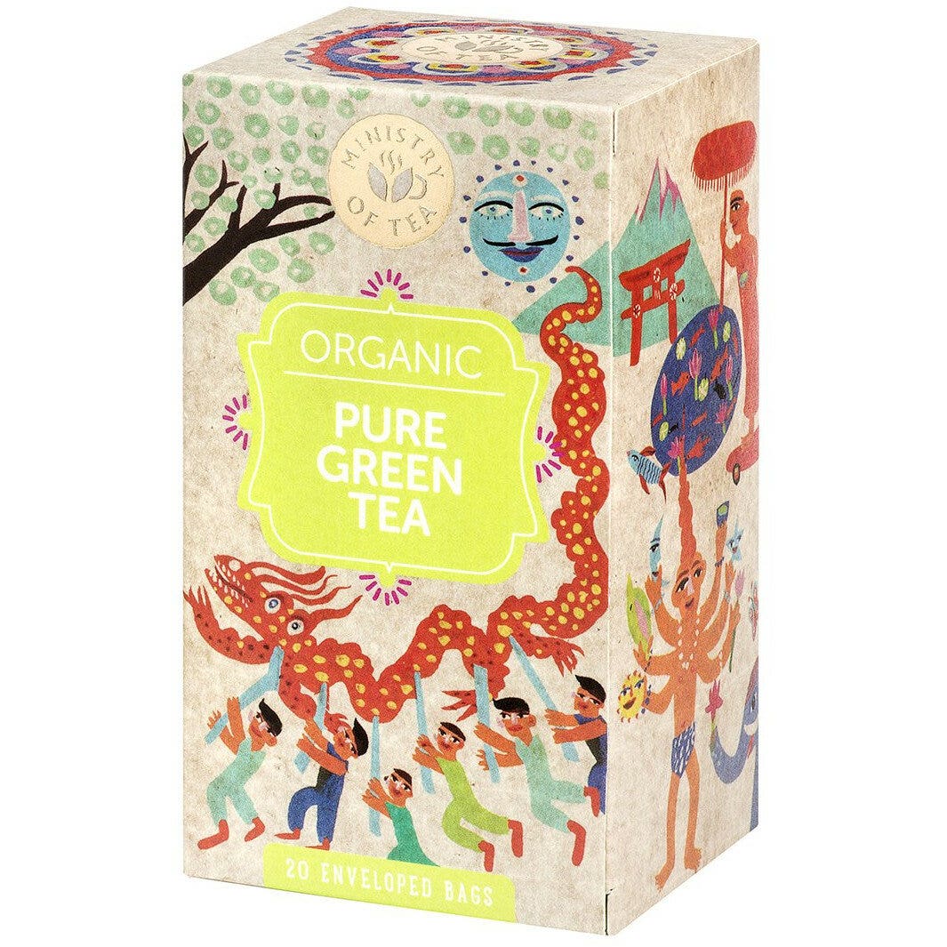 Ministry Of Tea Tè Verde Puro Biologico 20 Filtri-3