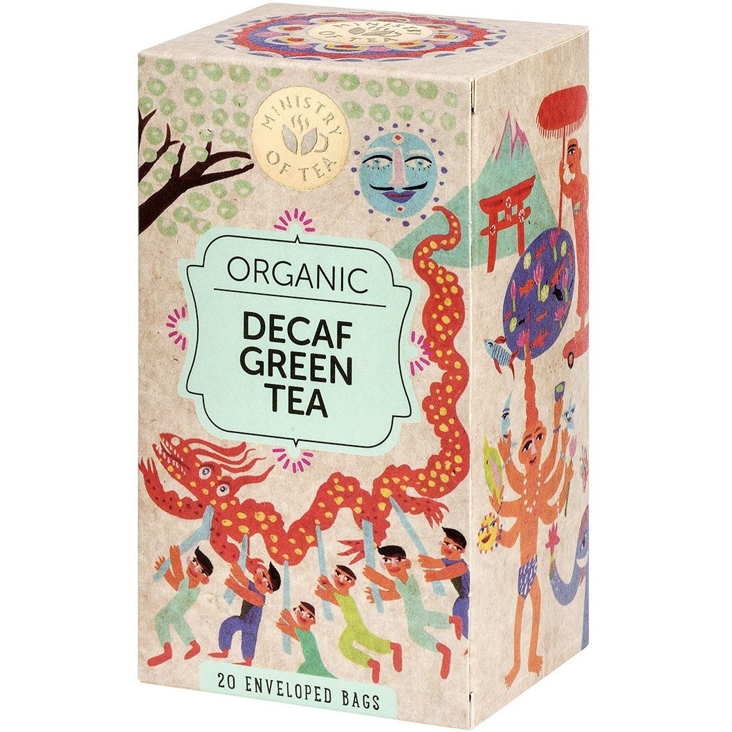 Ministry Of Tea Tè Verde Biologico Deteinato 20 Filtri  - 2