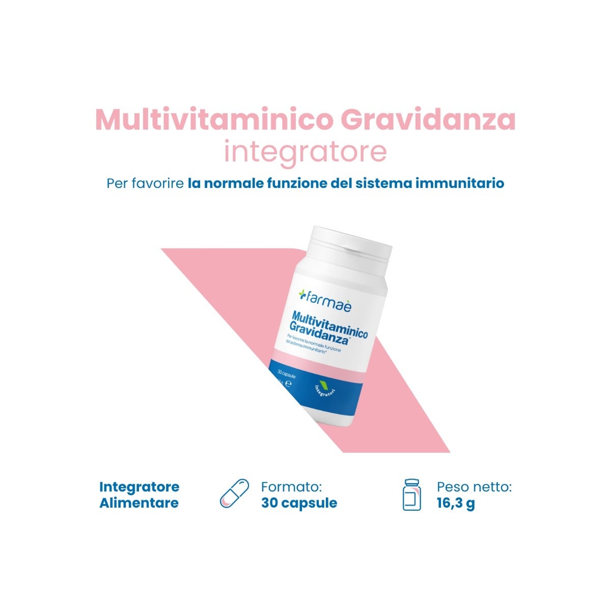 Farmaè Multivitaminico Gravidanza integratore 30 capsule-5
