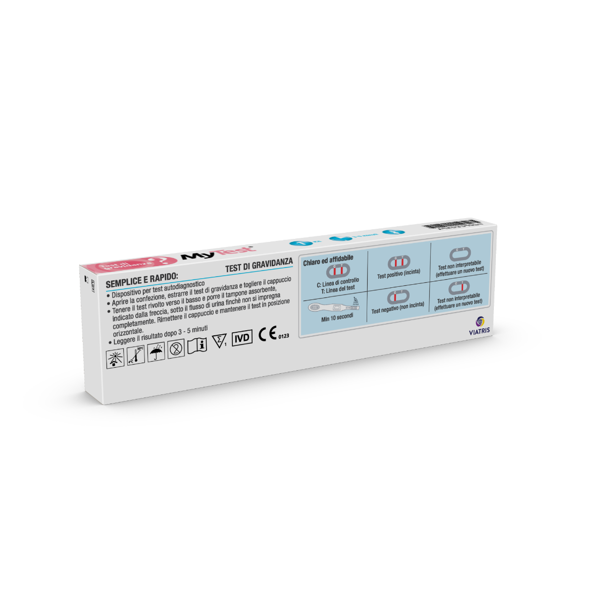 My Test Test Gravidanza Rapido HCG 1 Pezzo-3