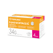 Ago Per Penna Da Insulina Nanopass Gauge 34 Lunghezza 4mm 100 Pezzi T  - 1