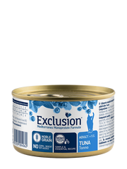 Exclusion Mediterraneo Monoprotein Noble Grain Umido Per Gatti Adulti Al Tonno Lattina 85gr-1