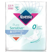 Nuvenia Pure Sensitive Assorbenti Ultra Notte 8 Pezzi-1