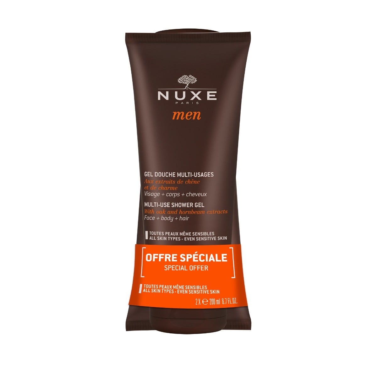 Nuxe Men Duo Gel Doccia Multiuso Uomo 2x200ml         -4