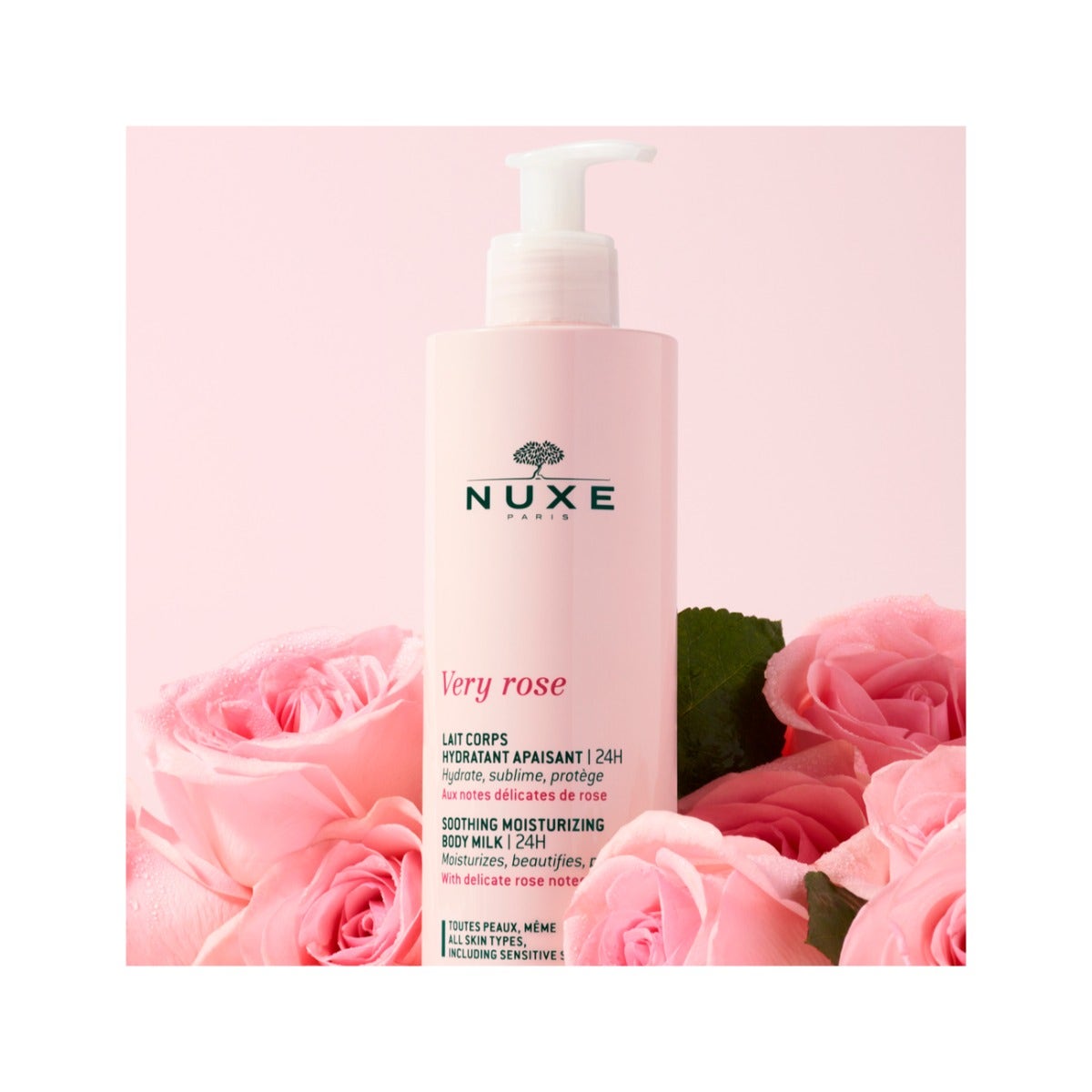 Nuxe Very Rose Latte Corpo Idratante Lenitivo 400ml-3