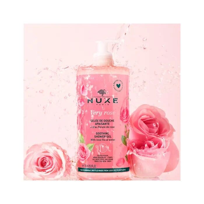 Nuxe Very Rose Gel Doccia Lenitivo Maxi Formato 750ml-6