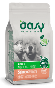 Oasy Dry Monoproteico Cane Adult Medium Large Salmone 2,5kg-1