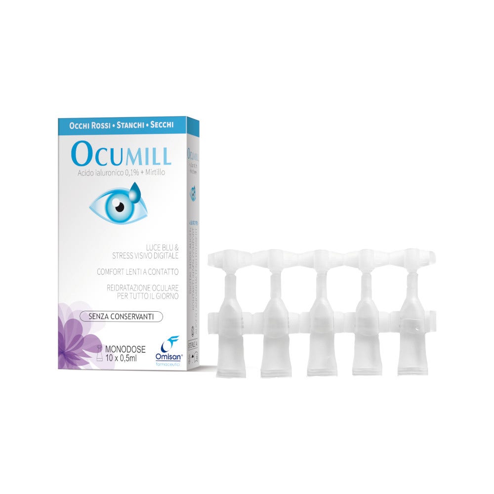 Ocumill Monodose Occhi Rossi Stanchi Secchi 10x0,5ml  - 3