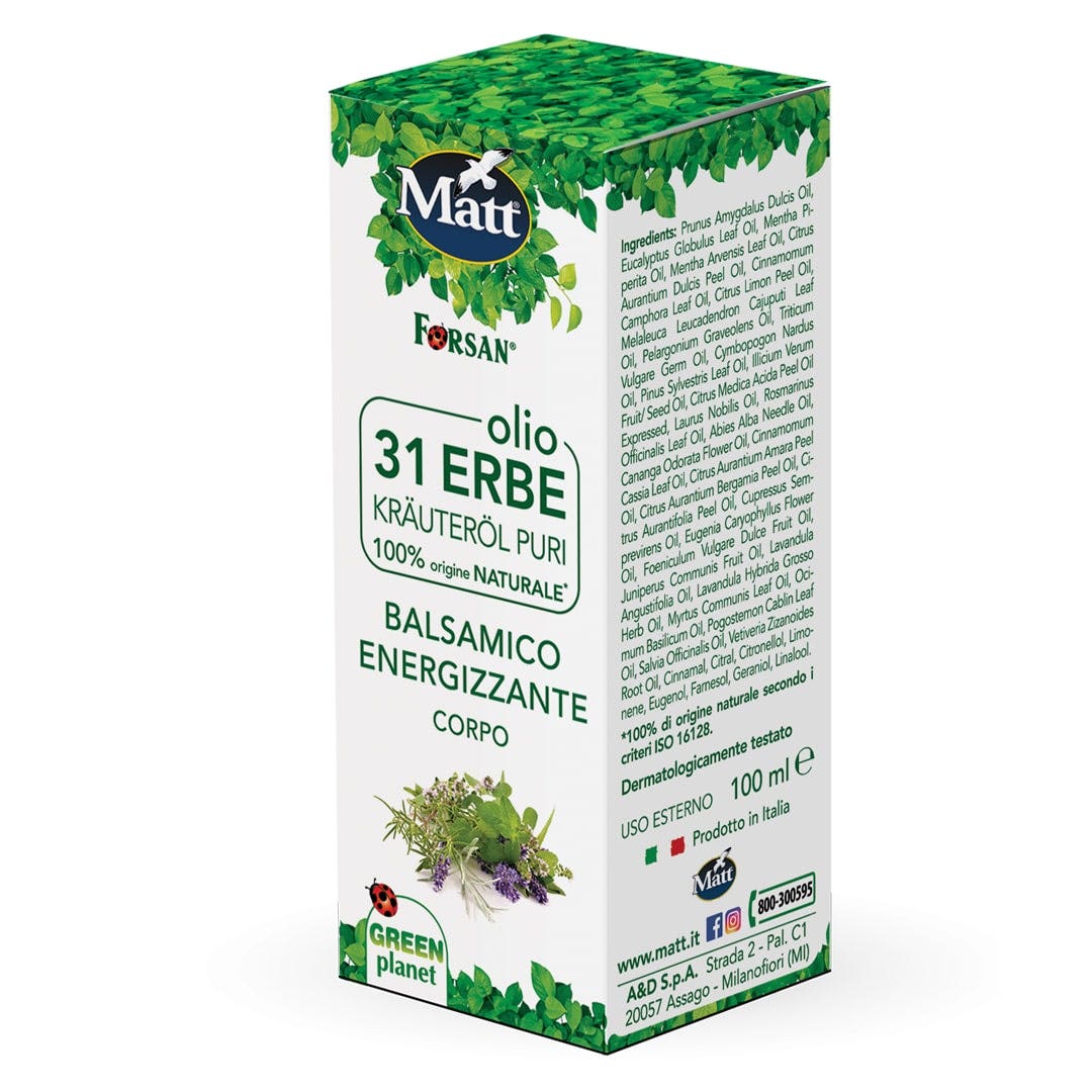 Matt Olio Corpo 31 Erbe Balsamo Energizzante 100ml-10