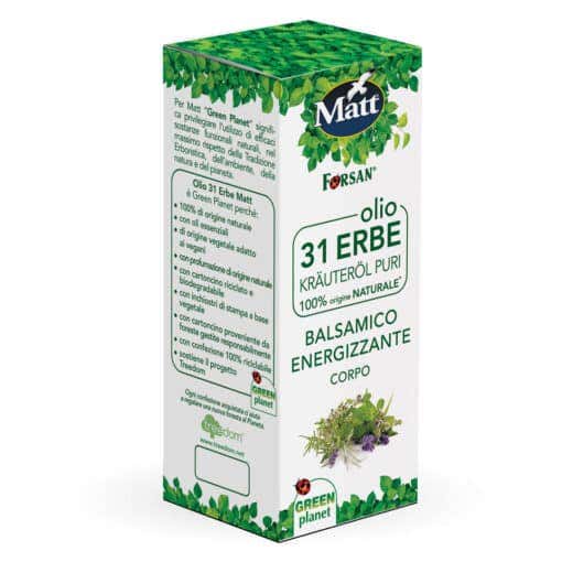 Matt Olio Corpo 31 Erbe Balsamo Energizzante 100ml-12
