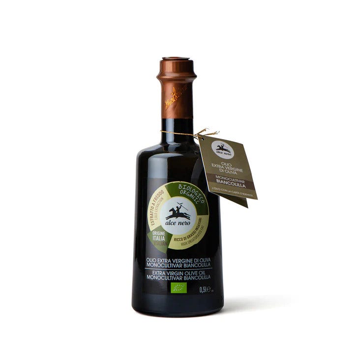 Alce Nero Olio Extra Vergine Di Oliva Monocultivar Biancolilla Biologico 500ml-2