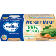 Mellin Omogeneizzato Verdure Miste 6M+ 2x80g  - 2