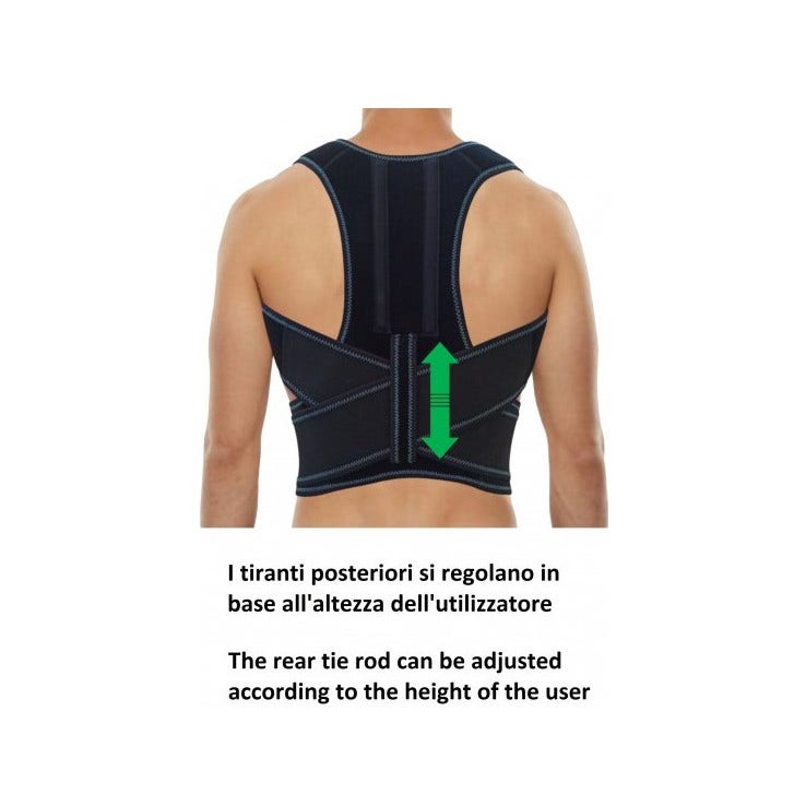 Orione 9898 Raddrizzaspalle Posturale Colore Nero Taglia XXL-1