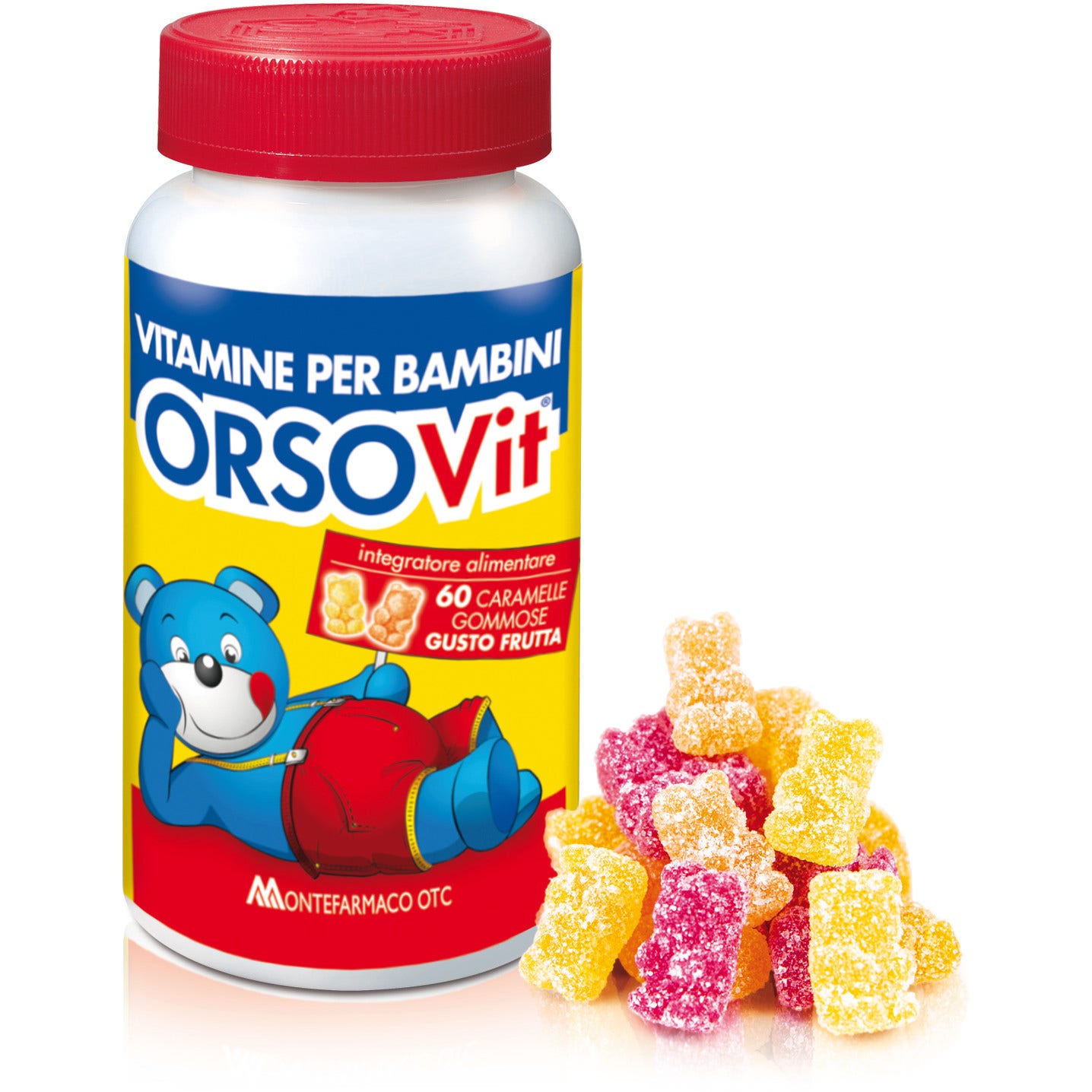 Orsovit Caramelle Gommose Senza Glutine 60 Pezzi  - 3