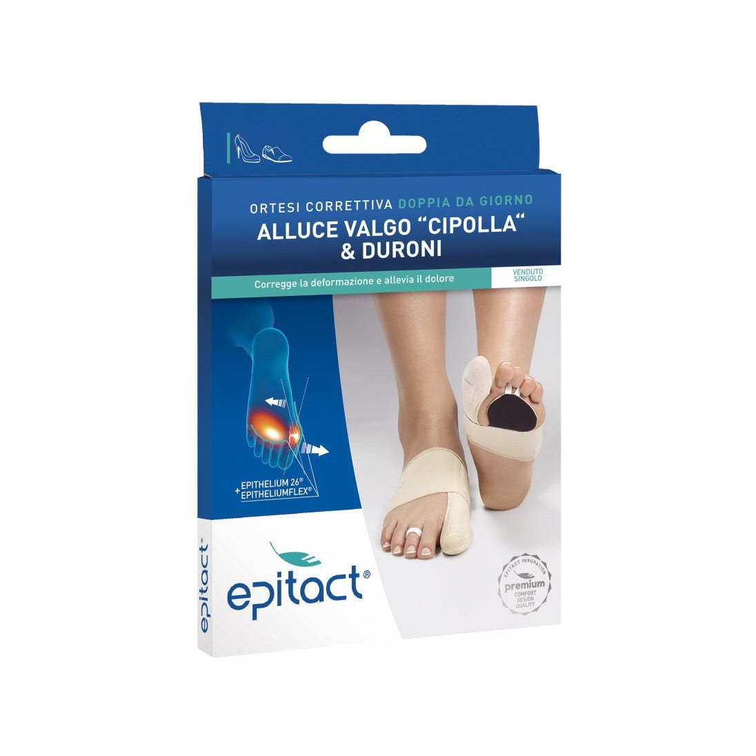 Epitact Ortesi Protettiva Doppia Protezione Taglia M  Piede Destro  - 1