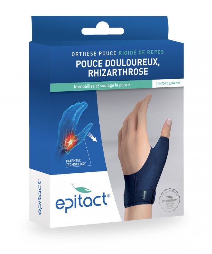 Epitact Ortesi Rigida Da Riposo Pollice Taglia L Sinistro  - 1