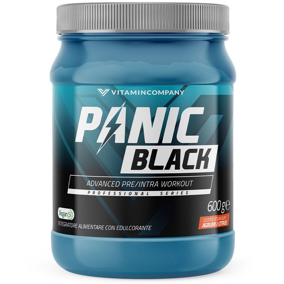 Vitamincompany Panic Black 3.0 Pre-Intra Workout Agrumi 600g-1