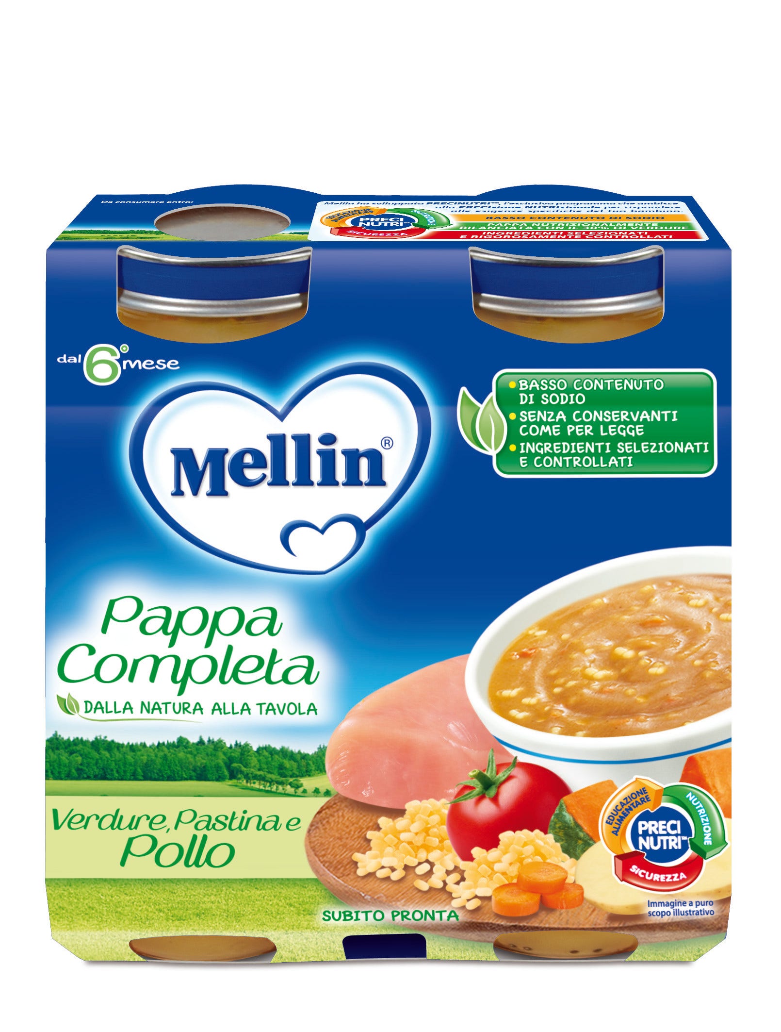 Mellin Pappa Completa Pollo 2x250g  - 2