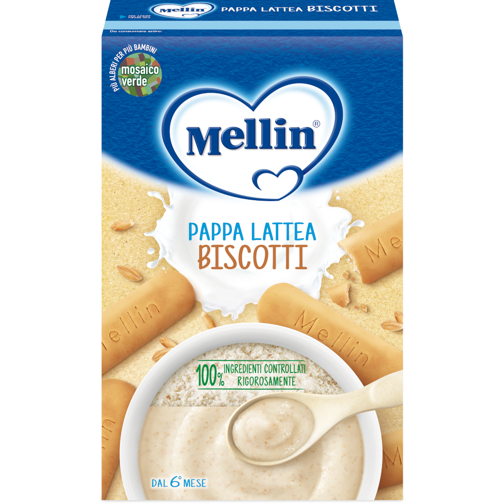 Mellin Pappa Lattea Biscotti 250g  - 2