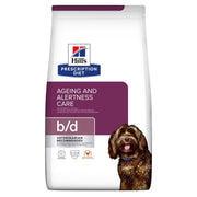 Hill's Prescription Diet B/D Crocchette Di Pollo Per Cani Anziani Sacco 3kg-0