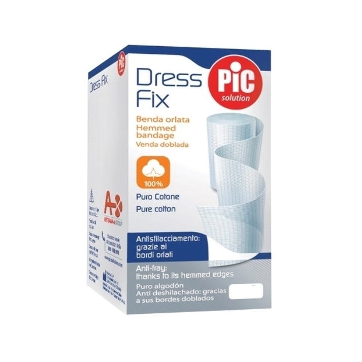 Pic Dress Fix Benda In Garza Idrofila Orlata 7x500cm  - 2