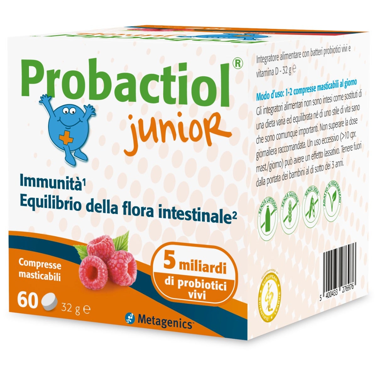 Probactiol Junior 60 Compresse Masticabili-4