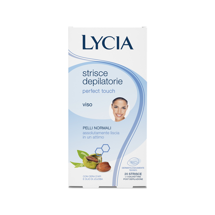 Lycia Perfect Touch Viso 20 Strisce Depilatorie-1
