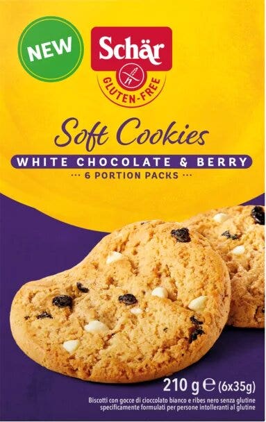 Schar Soft Cookies White Chocolate & Berry 210g-1
