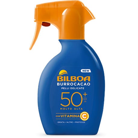 Bilboa Burrocacao Spray Trigger Solare SPF50+ 250ml  - 1