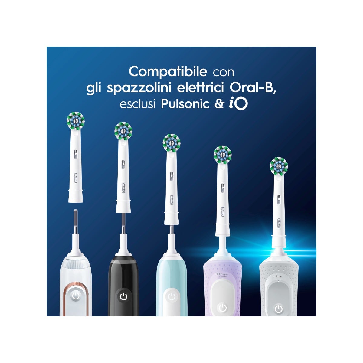 Oral-B Testine Di Ricambio Pro Cross Action 5 Pezzi-7