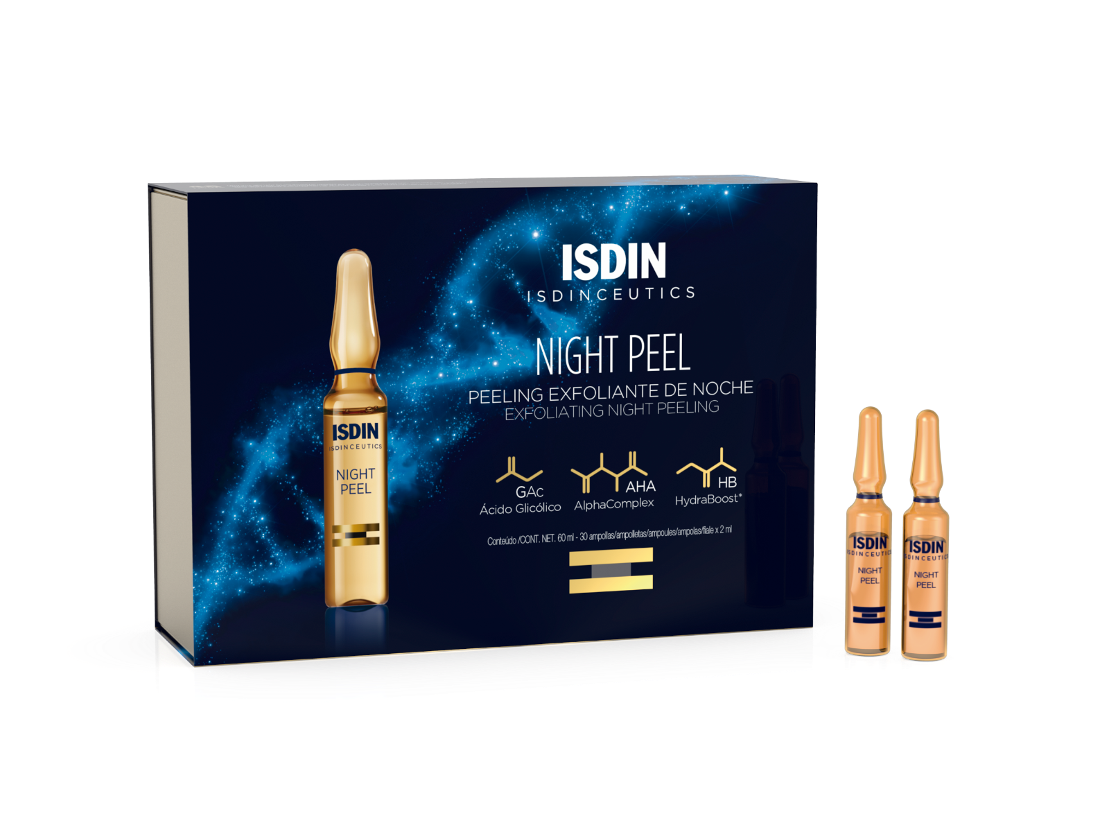 Isdin Isdinceutics Night Peel Viso 30 Fiale-2