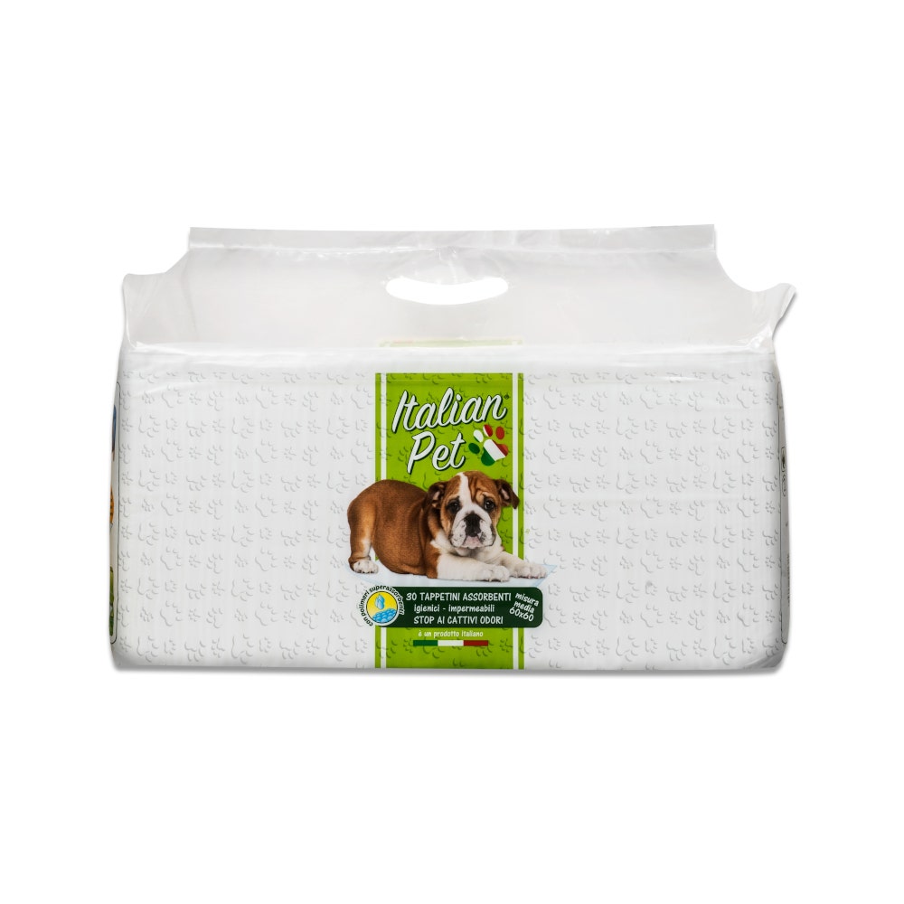 Italian Pet Tappetini Assorbenti Per Animali Domestici 60x60cm 30 Pezzi-0
