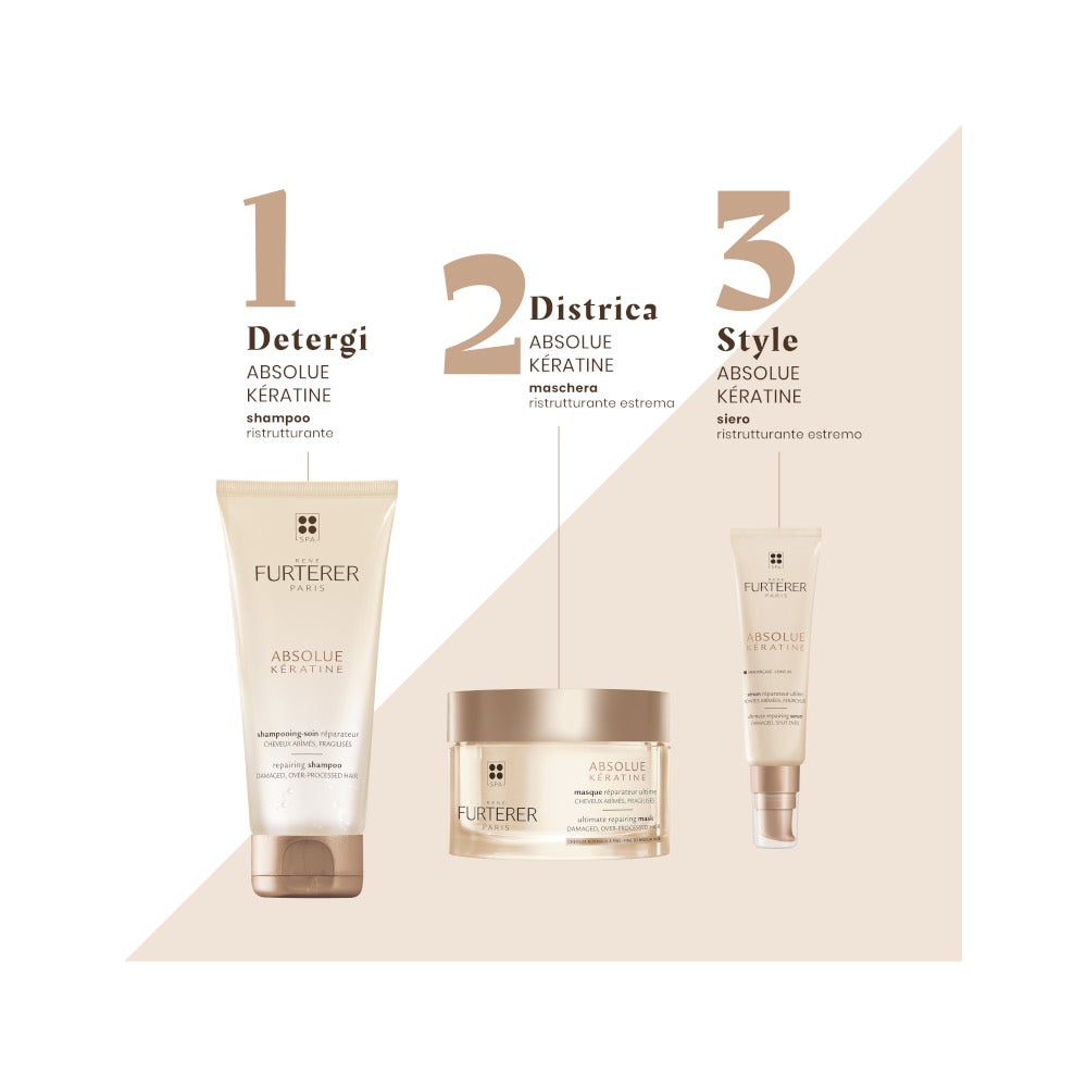 René Furterer Absolue Keratine Siero Ristrutturante Estremo Punte Danneggiate 30ml-6