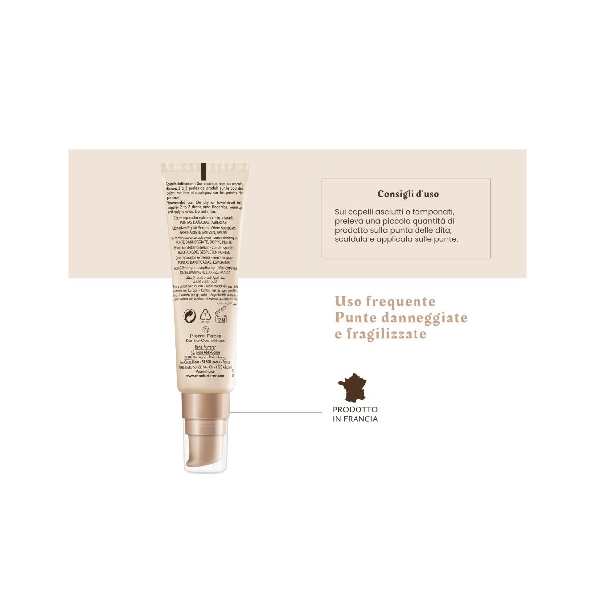 René Furterer Absolue Keratine Siero Ristrutturante Estremo Punte Danneggiate 30ml-5