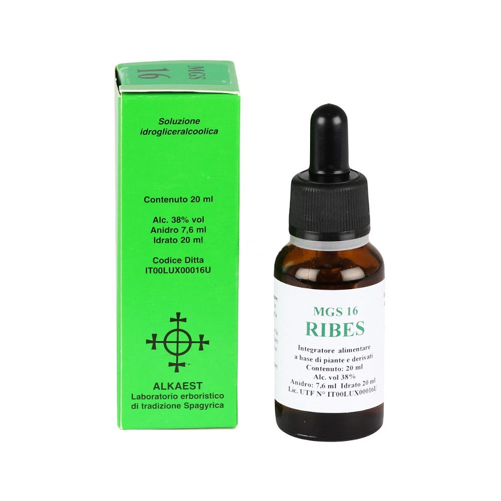 Mgs16 Ribes Macerato Glicerico Soluzione Idrogliceralcoolica 20ml  - 1