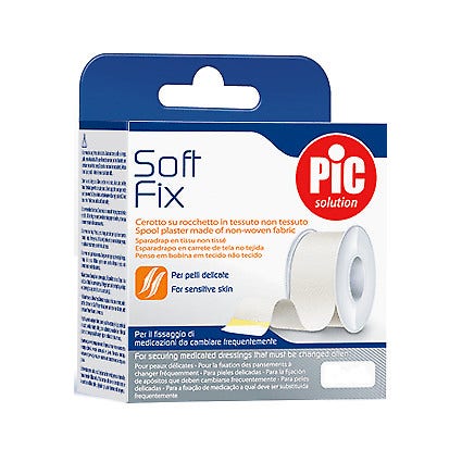 Pic Soft Fix Cerotto Rocchetto TNT 1,25cmx5m 1 Pezzo  - 2