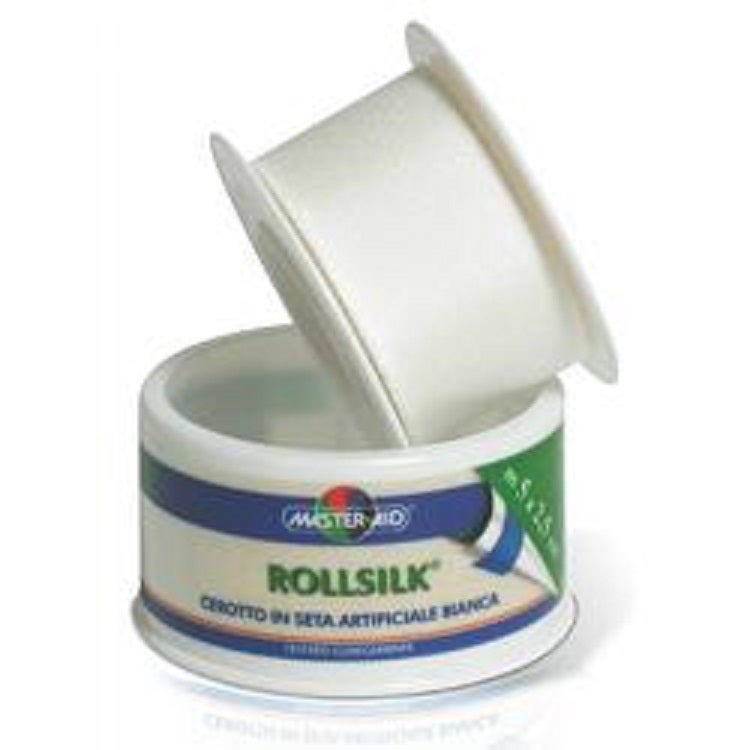 Cerotto Master-Aid Rollsilk seta 2,5 cm x 5 m  - 1