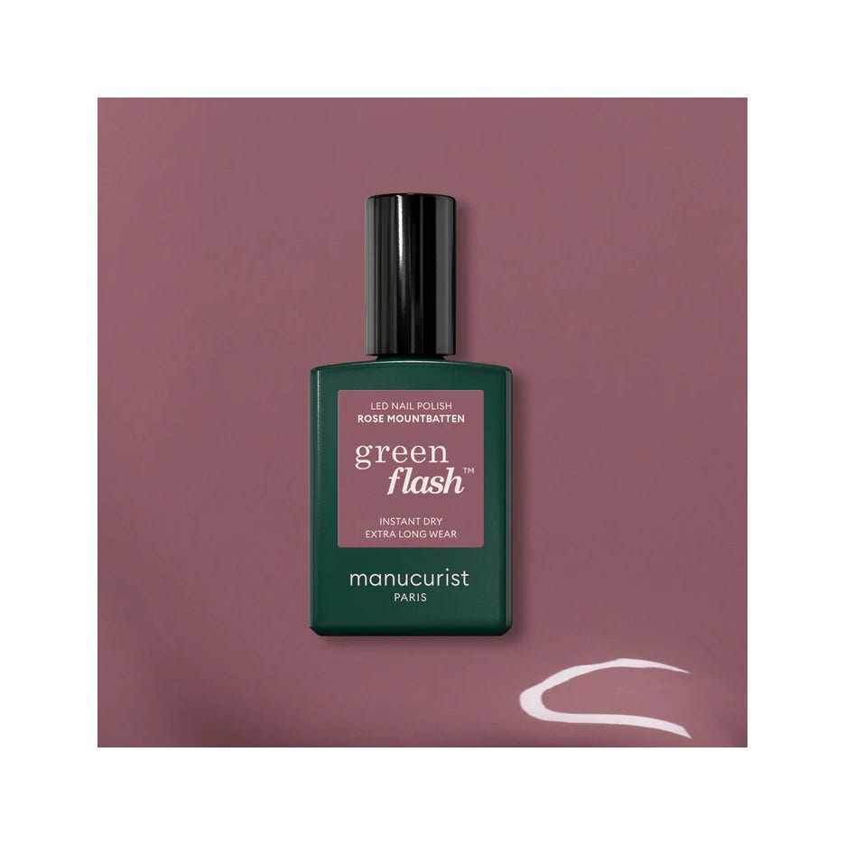 Manucurist Green Flash Smalto Led Rose Mountbatten 15ml-0