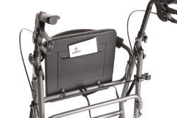 Deambulatore Rollator Alluminio 4 Ruote Con Sedile Mopedia   - 4