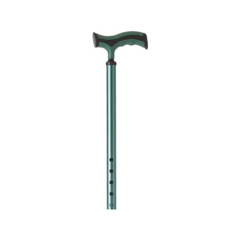 Mopedia Bastone Alluminio Con Base Larga Verde Cod RP191V-2