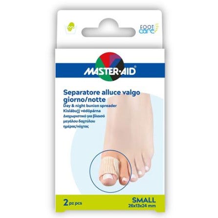 Master-Aid Foot Care Divaricatore Alluce Giorno/Notte Taglia S 2 Pezzi  - 2