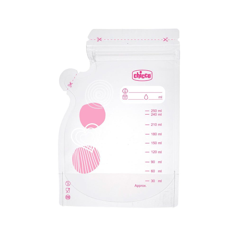 Chicco Sacchetto Per Latte Materno 30 Pezzi-0