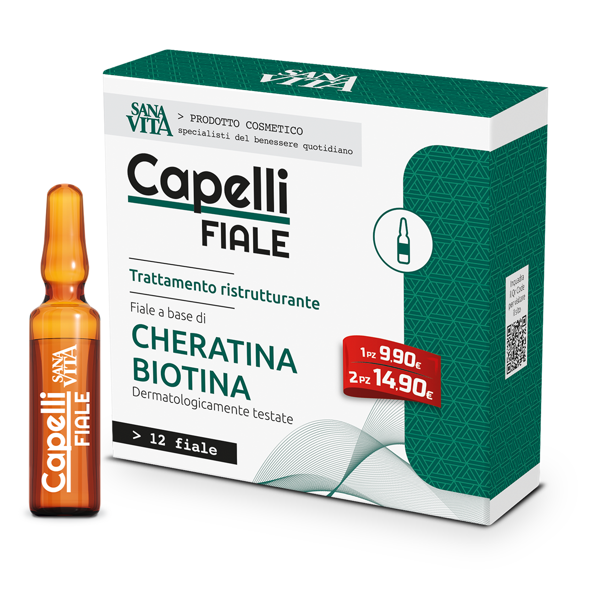 Sanavita Capelli 12 Fiale  - 2