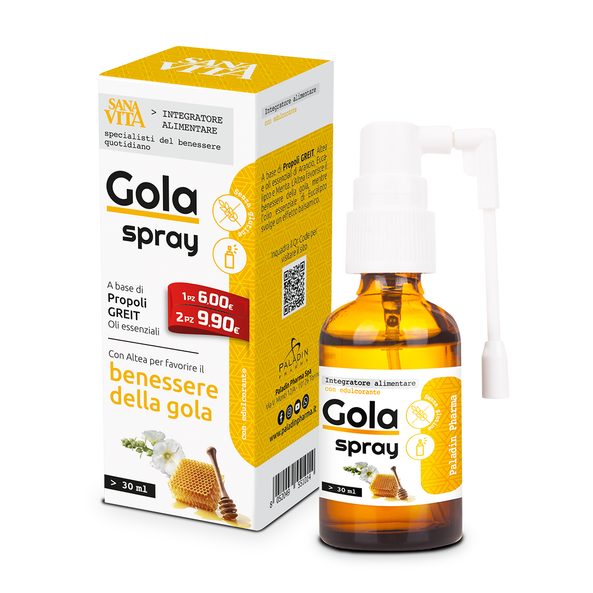 Sanavita Gola Spray 30ml  - 3