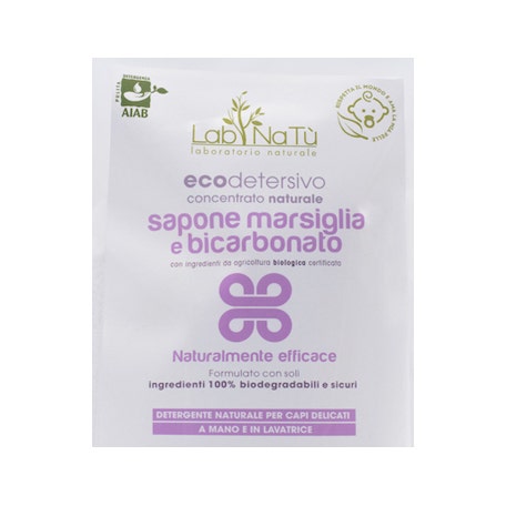 Lab Natu Ecodetersivo Sapone Marsiglia E Bicarbonato 25g-3