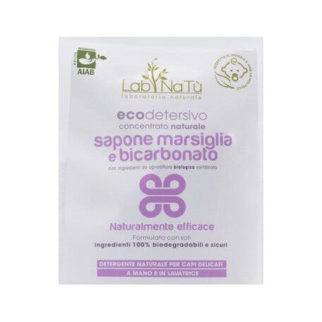 Lab Natu Ecodetersivo Sapone Marsiglia E Bicarbonato 25g-4