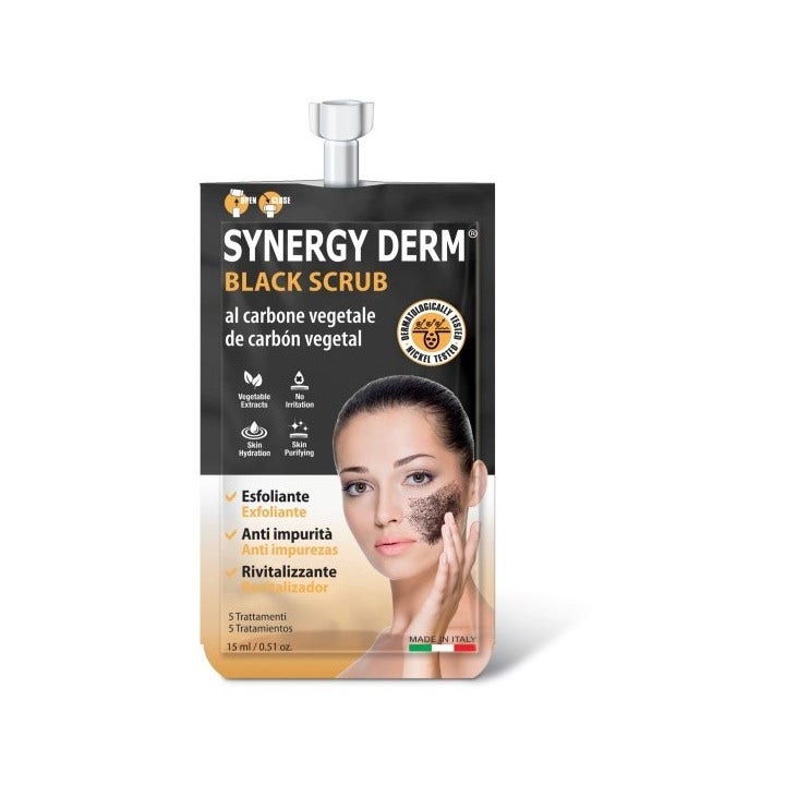Synergy Derm Black Scrub 15ml  - 1