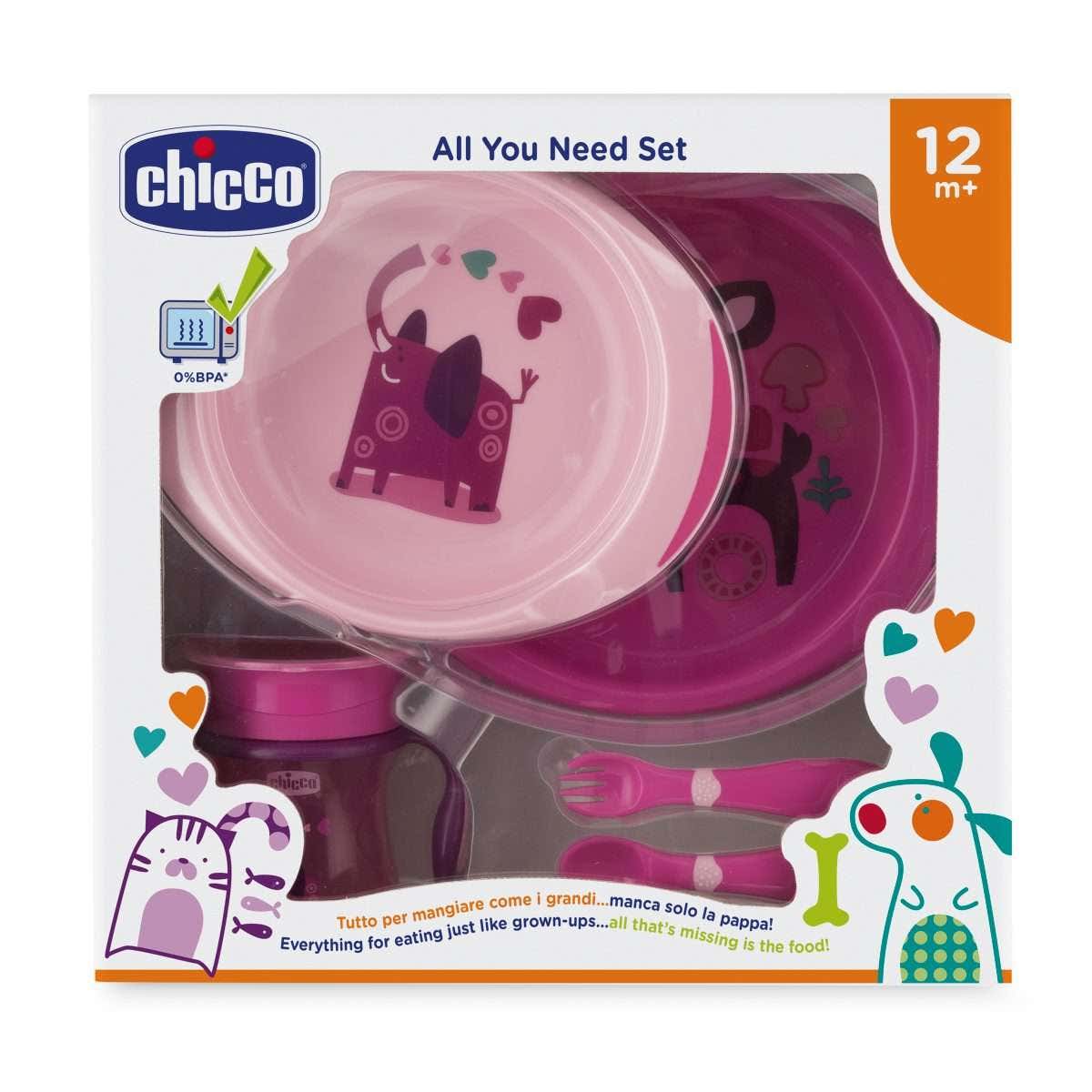 Chicco Set Pappa 12m+ Girl  - 1