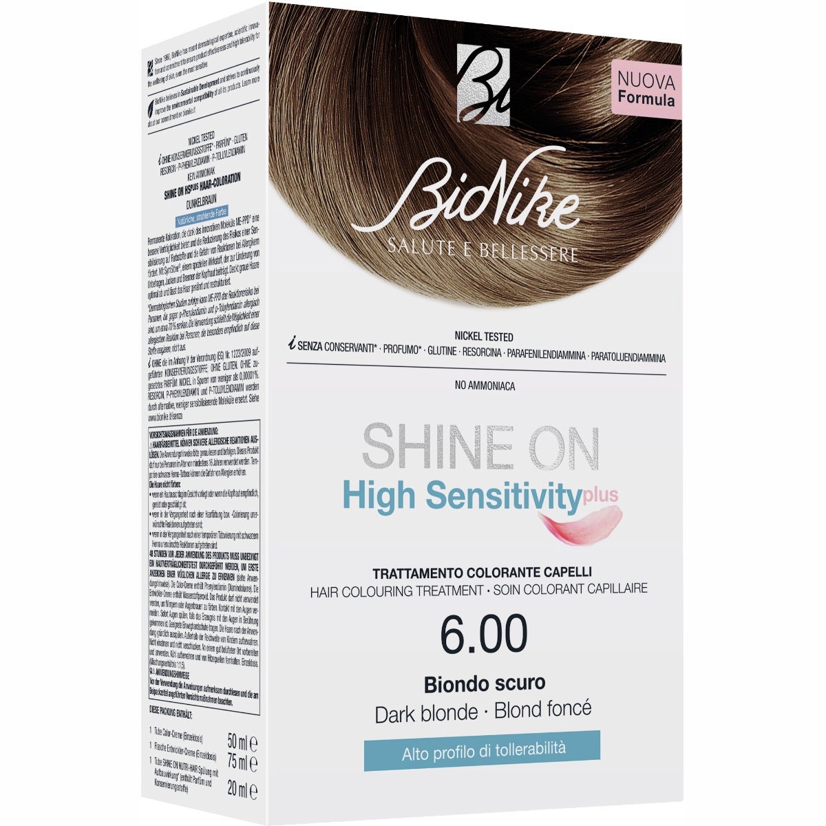 Bionike Shine On High Sensitivity Plus Biondo Scuro 6.00-2