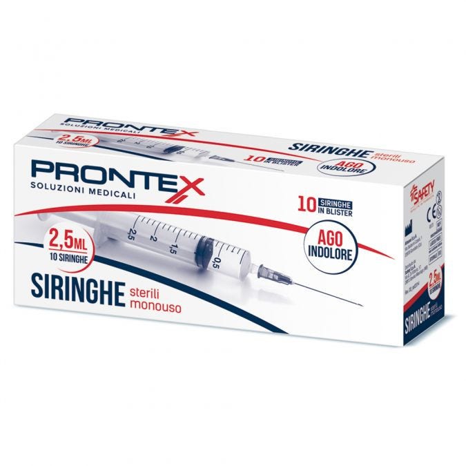 Siringa Prontex 2,5ml 10 Pezzi  - 1